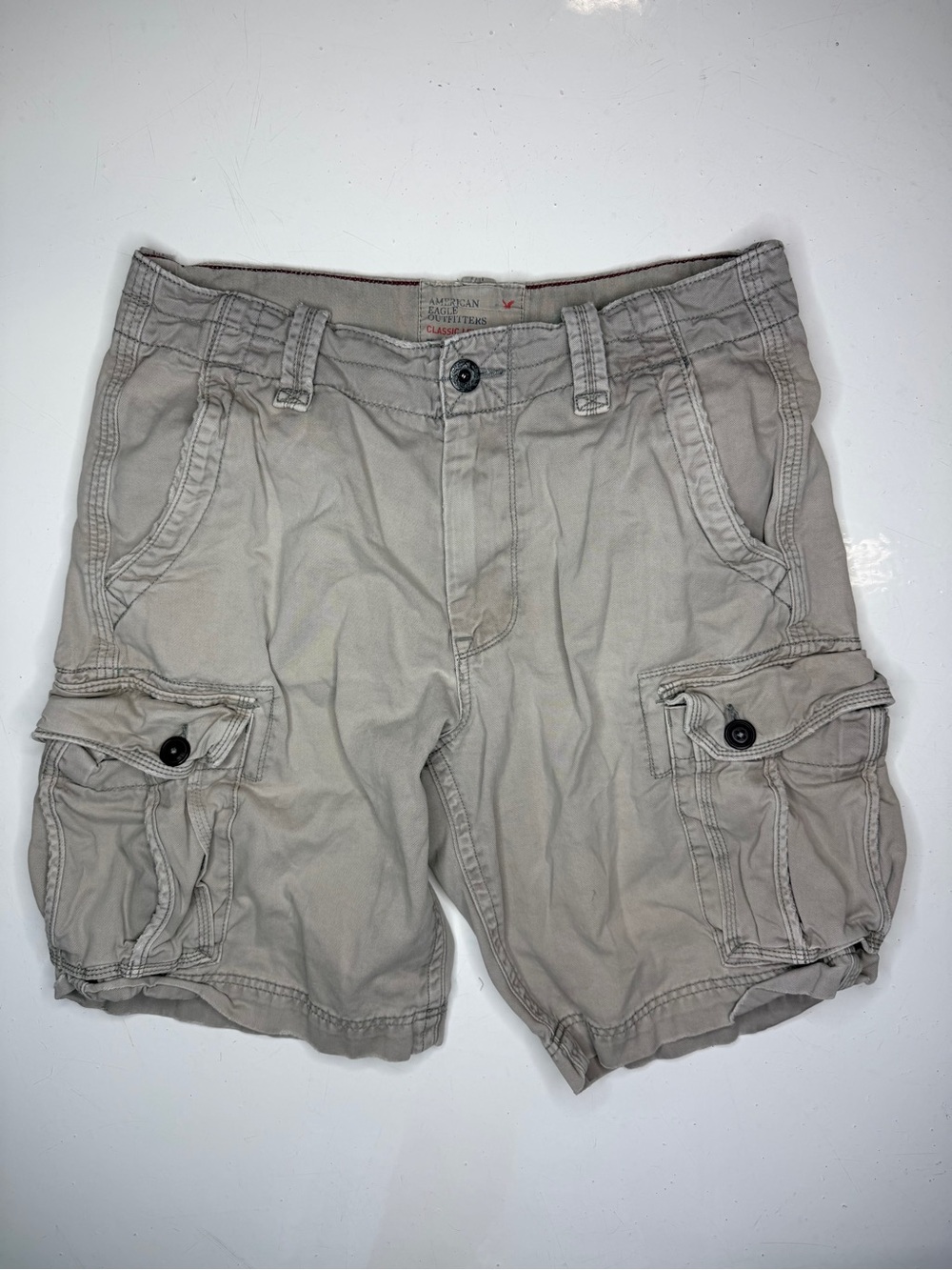 American Eagle Y2K Classic Length Relaxed Baggy Cargo Shorts Men’s 33